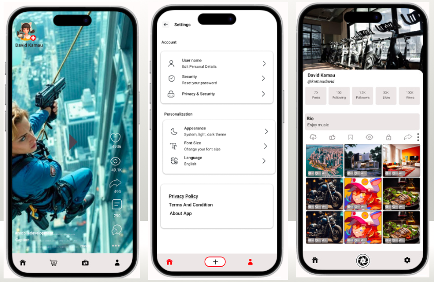 Mobile UI design 1